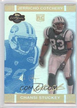 2007 Topps Co-Signers - [Base] - Blue Changing Faces Hyper Gold #95.2 - Chansi Stuckey, Steve Smith /25