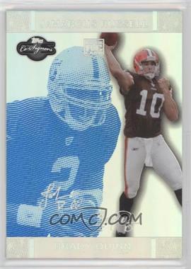 2007 Topps Co-Signers - [Base] - Blue Changing Faces Hyper Silver #55.2 - Brady Quinn, JaMarcus Russell /99 [Noted]