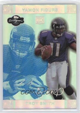2007 Topps Co-Signers - [Base] - Blue Changing Faces Hyper Silver #57.2 - Troy Smith, Yamon Figurs /99