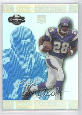 2007 Topps Co-Signers - [Base] - Blue Changing Faces Hyper Silver #70.2 - Adrian Peterson, Sidney Rice /99