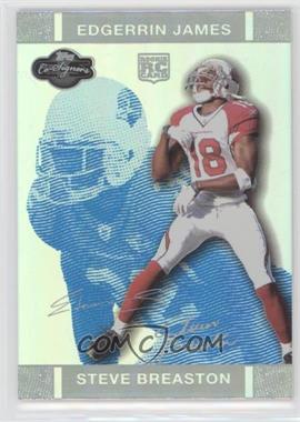 2007 Topps Co-Signers - [Base] - Blue Changing Faces Hyper Silver #77.1 - Steve Breaston, Edgerrin James /99