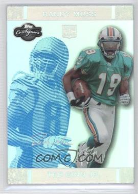 2007 Topps Co-Signers - [Base] - Blue Changing Faces Hyper Silver #82.1 - Ted Ginn Jr., Randy Moss /99