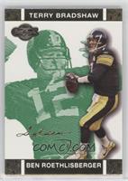 Ben Roethlisberger, Terry Bradshaw [EX to NM] #/249