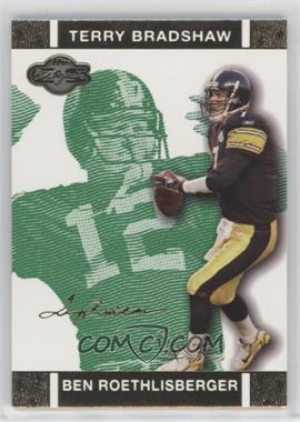 2007 Topps Co-Signers - [Base] - Green Changing Faces Gold #10.1 - Ben Roethlisberger, Terry Bradshaw /249 [EX to NM]