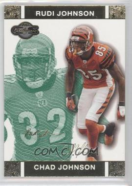 2007 Topps Co-Signers - [Base] - Green Changing Faces Gold #27.1 - Chad Johnson, Rudi Johnson /249