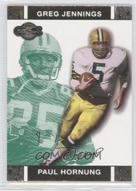 2007 Topps Co-Signers - [Base] - Green Changing Faces Gold #43.1 - Paul Hornung, Greg Jennings /249