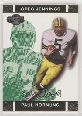 2007 Topps Co-Signers - [Base] - Green Changing Faces Gold #43.1 - Paul Hornung, Greg Jennings /249