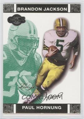 2007 Topps Co-Signers - [Base] - Green Changing Faces Gold #43.2 - Paul Hornung, Brandon Jackson /249