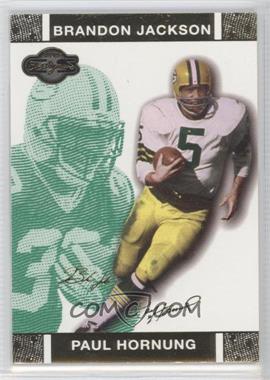 2007 Topps Co-Signers - [Base] - Green Changing Faces Gold #43.2 - Paul Hornung, Brandon Jackson /249