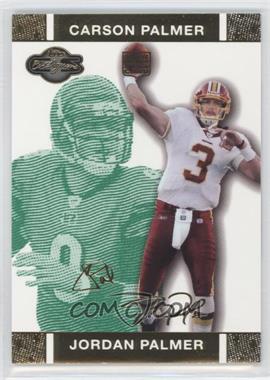 2007 Topps Co-Signers - [Base] - Green Changing Faces Gold #60.1 - Jordan Palmer, Carson Palmer /249