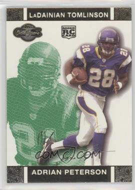 2007 Topps Co-Signers - [Base] - Green Changing Faces Gold #70.1 - Adrian Peterson, LaDainian Tomlinson /249