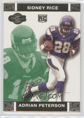 2007 Topps Co-Signers - [Base] - Green Changing Faces Gold #70.2 - Adrian Peterson, Sidney Rice /249