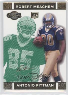 2007 Topps Co-Signers - [Base] - Green Changing Faces Gold #72.2 - Antonio Pittman, Robert Meachem /249