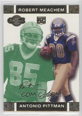 2007 Topps Co-Signers - [Base] - Green Changing Faces Gold #72.2 - Antonio Pittman, Robert Meachem /249