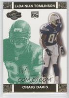 Craig Davis, LaDainian Tomlinson #/249