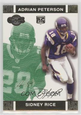 2007 Topps Co-Signers - [Base] - Green Changing Faces Gold #88.2 - Sidney Rice, Adrian Peterson /249