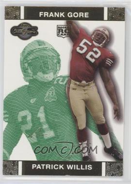 2007 Topps Co-Signers - [Base] - Green Changing Faces Gold #99.1 - Patrick Willis, Frank Gore /249 [EX to NM]