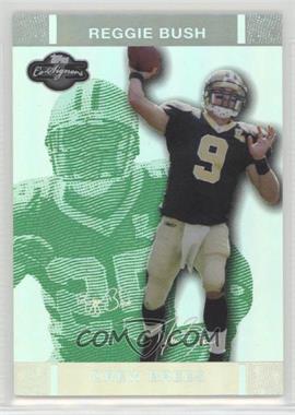 2007 Topps Co-Signers - [Base] - Green Changing Faces Hyper Silver #11.1 - Drew Brees, Reggie Bush /75