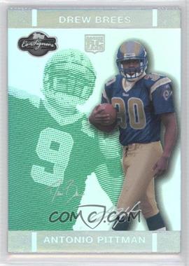 2007 Topps Co-Signers - [Base] - Green Changing Faces Hyper Silver #72.1 - Antonio Pittman, Drew Brees /75