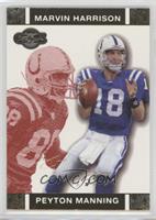 Peyton Manning, Marvin Harrison [Noted] #/399
