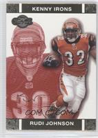 Rudi Johnson, Kenny Irons #/399