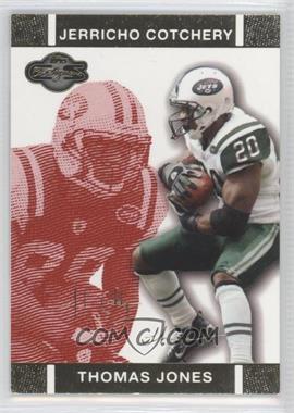 2007 Topps Co-Signers - [Base] - Red Changing Faces Gold #18.1 - Thomas Jones, Jerricho Cotchery /399