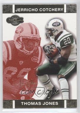 2007 Topps Co-Signers - [Base] - Red Changing Faces Gold #18.1 - Thomas Jones, Jerricho Cotchery /399
