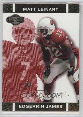 2007 Topps Co-Signers - [Base] - Red Changing Faces Gold #19.1 - Edgerrin James, Matt Leinart /399