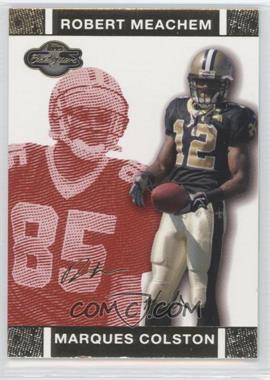 2007 Topps Co-Signers - [Base] - Red Changing Faces Gold #34.2 - Marques Colston, Robert Meachem /399