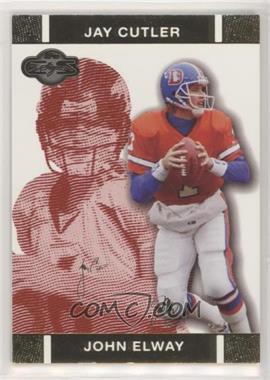 2007 Topps Co-Signers - [Base] - Red Changing Faces Gold #38.1 - John Elway, Jay Cutler /399