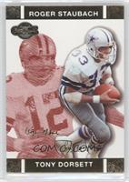 Tony Dorsett, Roger Staubach #/399