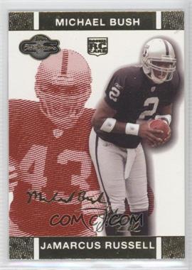 2007 Topps Co-Signers - [Base] - Red Changing Faces Gold #51.1 - JaMarcus Russell, Michael Bush /399