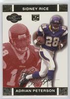 Adrian Peterson, Sidney Rice #/399