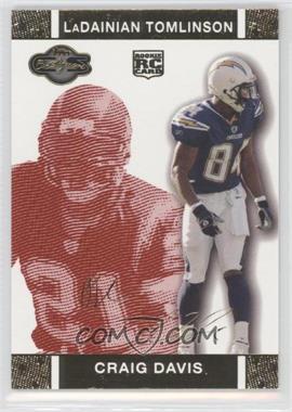 2007 Topps Co-Signers - [Base] - Red Changing Faces Gold #79.1 - Craig Davis, LaDainian Tomlinson /399