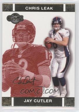 2007 Topps Co-Signers - [Base] - Red Changing Faces Gold #9.2 - Jay Cutler, Chris Leak /399