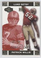 Patrick Willis, Luke Getsy #/399