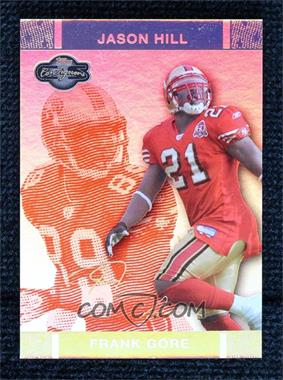 2007 Topps Co-Signers - [Base] - Red Changing Faces Hyper Gold #14.2 - Frank Gore, Jason Hill /50