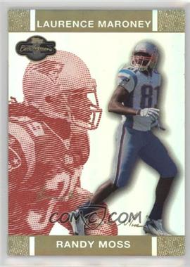 2007 Topps Co-Signers - [Base] - Red Changing Faces Hyper Gold #30.1 - Randy Moss, Laurence Maroney /50