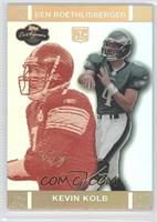 Kevin Kolb, Ben Roethlisberger #/50