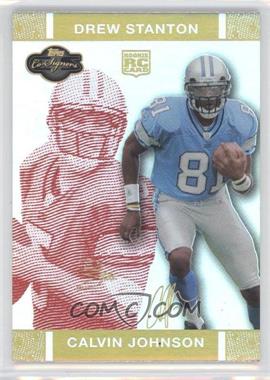 2007 Topps Co-Signers - [Base] - Red Changing Faces Hyper Gold #86.2 - Calvin Johnson, Drew Stanton /50