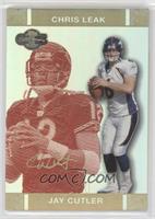 Jay Cutler, Chris Leak [EX to NM] #/50