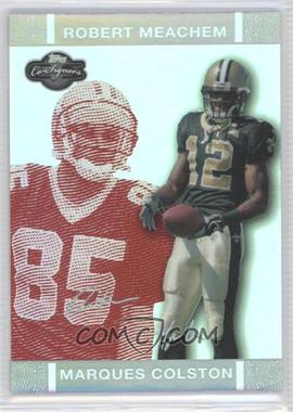 2007 Topps Co-Signers - [Base] - Red Changing Faces Hyper Silver #34.2 - Marques Colston, Robert Meachem /150