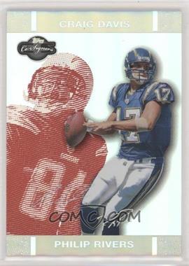 2007 Topps Co-Signers - [Base] - Red Changing Faces Hyper Silver #6.2 - Philip Rivers, Craig Davis /150