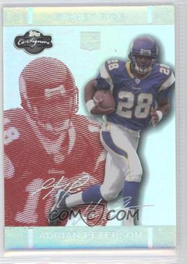 2007 Topps Co-Signers - [Base] - Red Changing Faces Hyper Silver #70.2 - Adrian Peterson, Sidney Rice /150