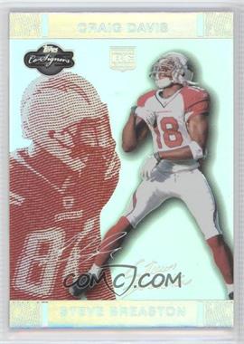2007 Topps Co-Signers - [Base] - Red Changing Faces Hyper Silver #77.2 - Steve Breaston, Craig Davis /150