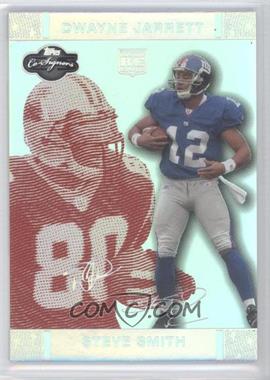 2007 Topps Co-Signers - [Base] - Red Changing Faces Hyper Silver #89.2 - Steve Smith, Dwayne Jarrett /150