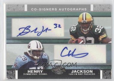 2007 Topps Co-Signers - Co-Signers Autographs #CSA-BJ - Brandon Jackson, Chris Henry