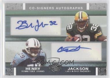 2007 Topps Co-Signers - Co-Signers Autographs #CSA-BJ - Brandon Jackson, Chris Henry