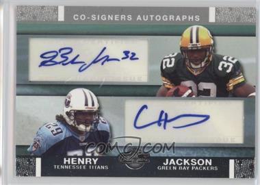 2007 Topps Co-Signers - Co-Signers Autographs #CSA-BJ - Brandon Jackson, Chris Henry