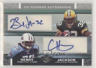 2007 Topps Co-Signers - Co-Signers Autographs #CSA-BJ - Brandon Jackson, Chris Henry